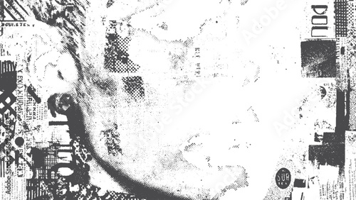 Old grunge background with dust particles and scratch texture overlay. Vintage crumpled paper texture background with grunge distressed design. 