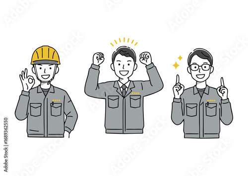 Construction Workers Expressing Emotions with Gestures for Puzzle