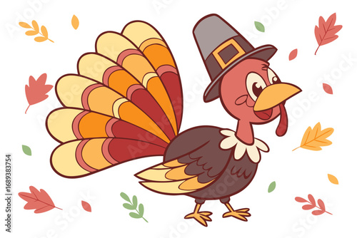 thanksgiving turkey cartoon