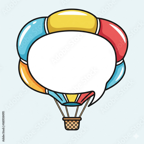 Blank Comic Speech Bubble Template 3