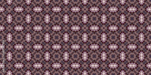 Seamless abstract pattern. Wide carpet pattern. Abstract banner background. Art woven background