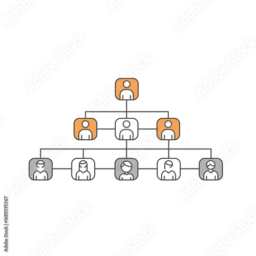 Hierarchical Structure Chart Organization Chart Teamwork Business