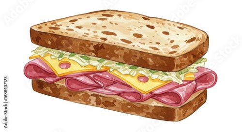Reuben Sandwich clip art preview
