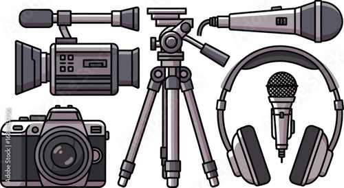 camera and tripod