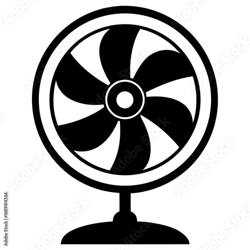 fan isolated on white