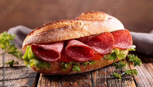 panino con salame