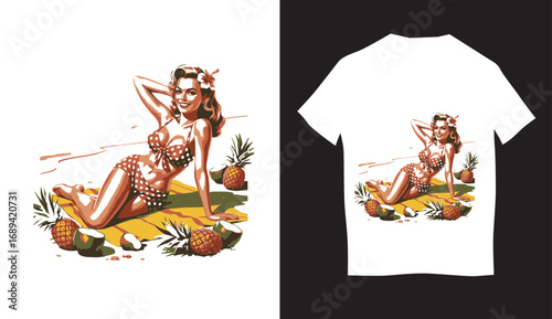 Trendy Aesthetic T-Shirt Artwork – Perfect for Printing