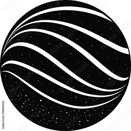 Abstract organic flowing shapes seamless pattern background texture dark moody transparent background