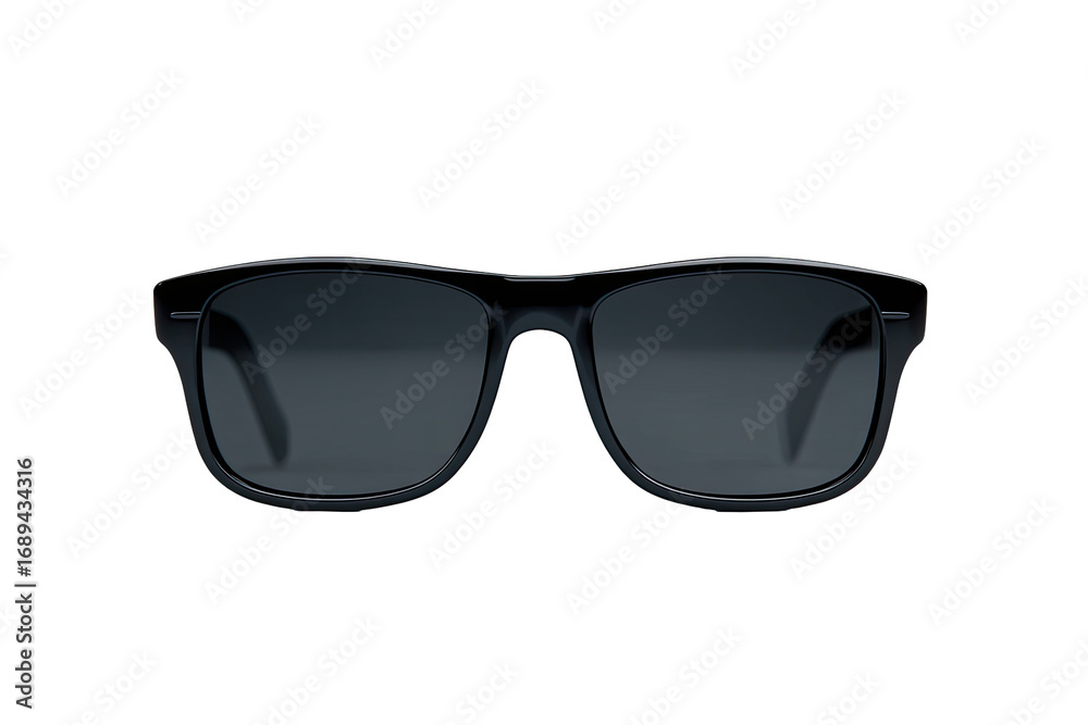 Fototapeta premium Black sunglasses with decorative trim