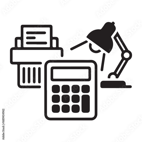 Business office supply vector pack
