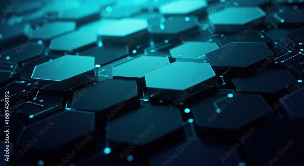 Obraz premium Abstract ice crystal cluster