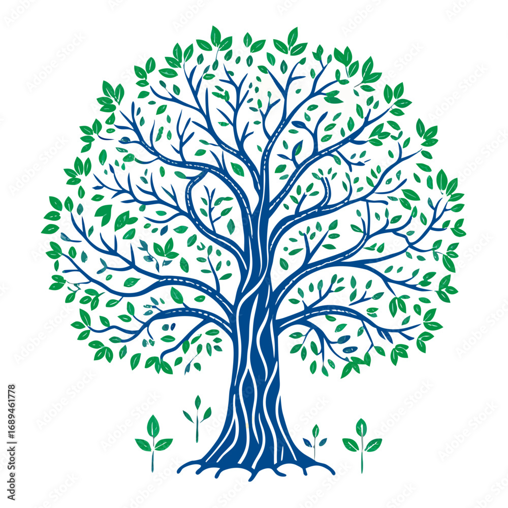 Fototapeta premium vector tree silhouette