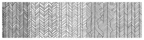 Monochrome geometric background with a hand drawn herringbone seamless pattern