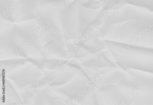 Wallpaper Mural Blank Crumpled White Paper Texture for Graphic Design Resource and Creative Background Surface Torontodigital.ca