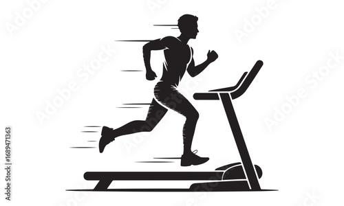 Bodybuilding and Fitness Vector Silhouettes Collection