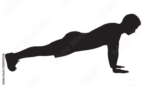 Bodybuilding and Fitness Vector Silhouettes Collection