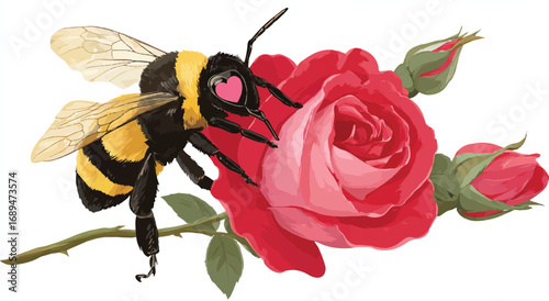 bee on flower