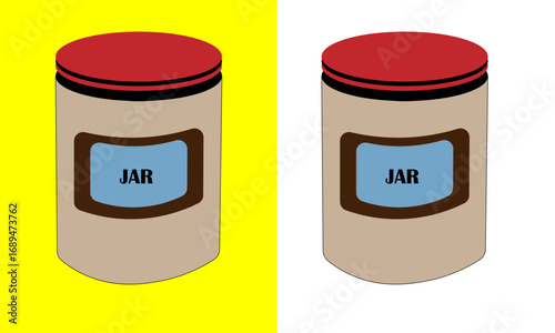PENUT JAR VECTOR ART