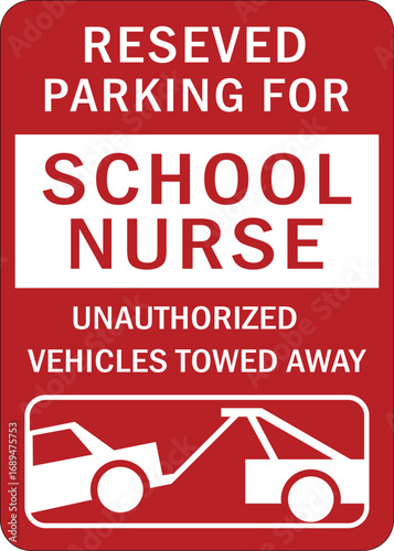 Towing sign set. Truck towing car service signage, signboard, sign, icon, logo. No parking, tow away zone, private parking, towing enforced. Vector Illustration.