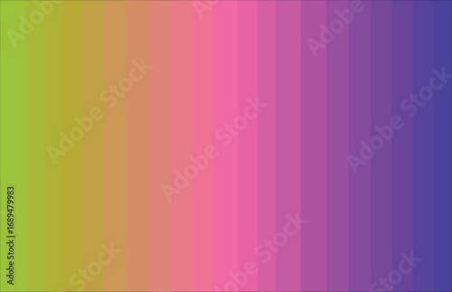 Vibrant and Gradient Color Palette with Vertical Stripes for Modern Design and Abstract Backgrounds featuring a spectrum of Green Pink Purple and Blue Hues