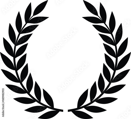 Laurel Wreath Silhouette
