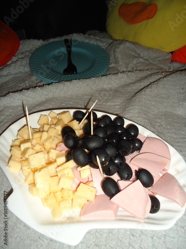 cheese and grapes