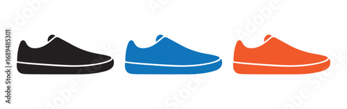 Sneaker shoe icon. Vector eps 10