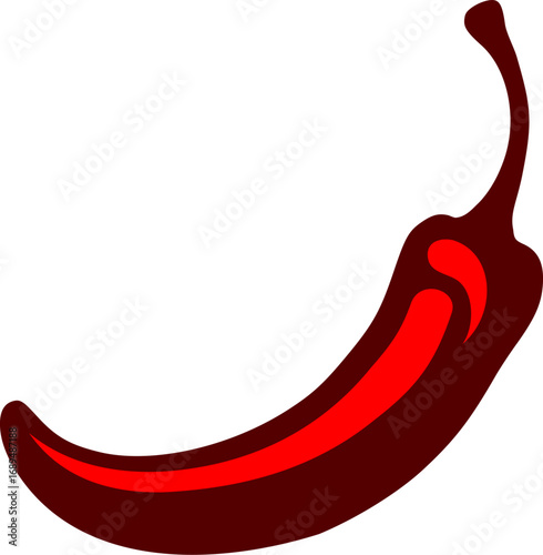 Spicy chili in natural state design