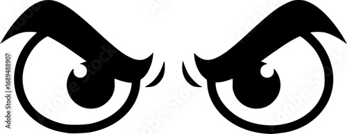 Angry Cartoon Eyes
