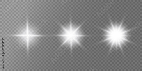 Lens Flare, light glow effect. sun or realistic shining star with backlight effect.
bokeh glitter and sparkles or sparkles on transparent background.