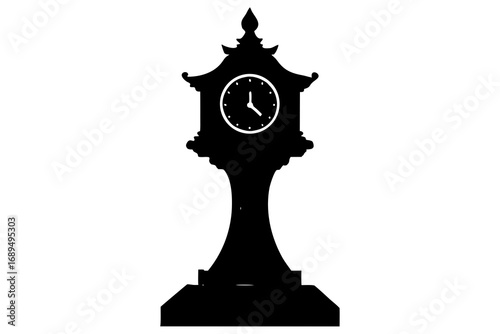 Grandfather Clock Icon – Symbol of Time, Tradition, and Vintage Design
