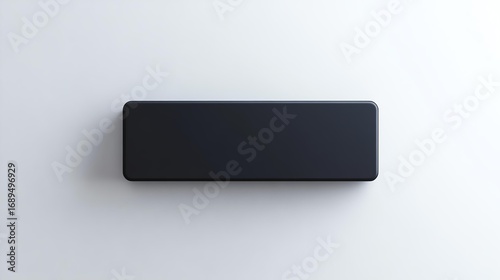 Wallpaper Mural A realistic mockup of a branded office nameplate on a white background Torontodigital.ca