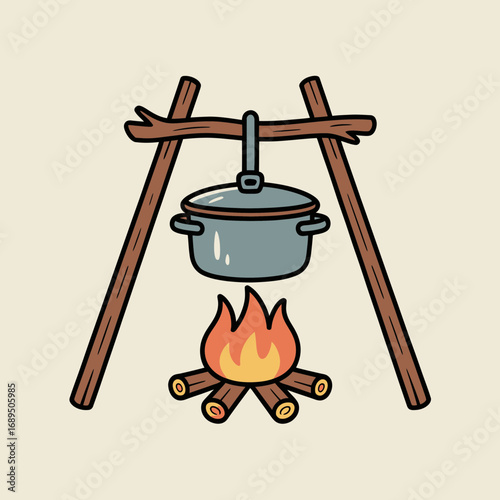 set of cooking pots