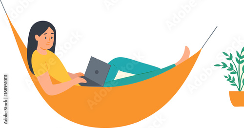 woman working on laptop, woman working on laptop in balcony, work from home