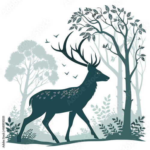 deer in the forest