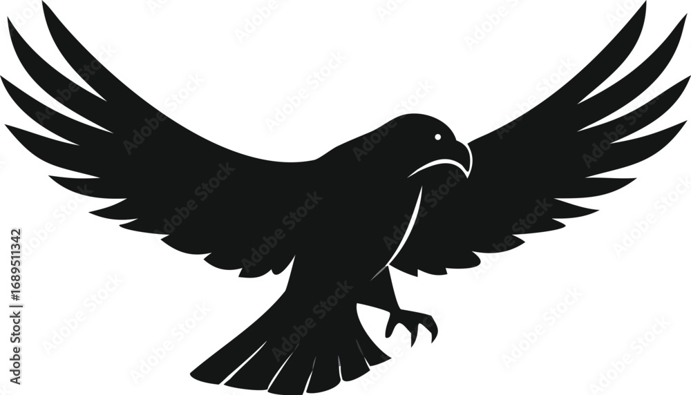 Obraz premium eagle vector illustration isolated