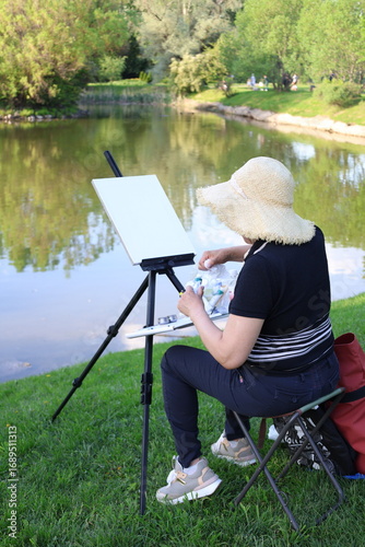 artist at work
