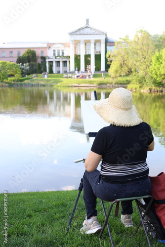 senior woman in the park