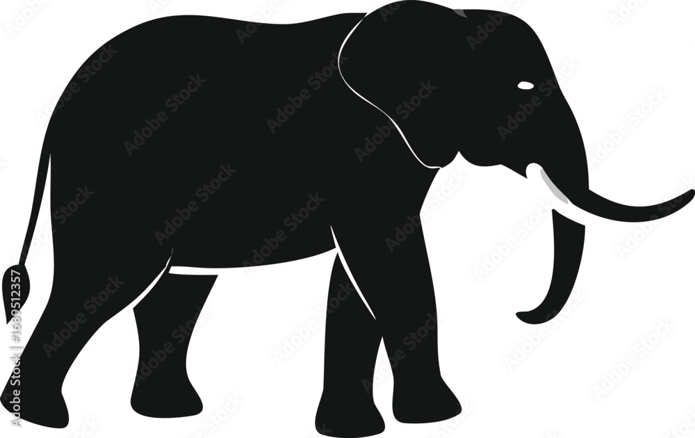 Obraz premium elephant vector illustration