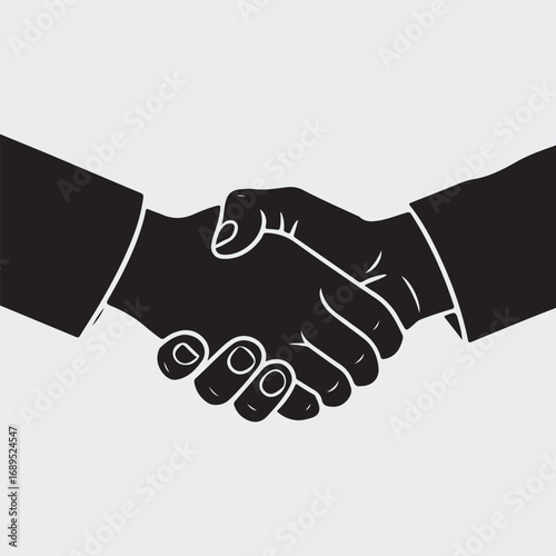 handshake vector illustration
