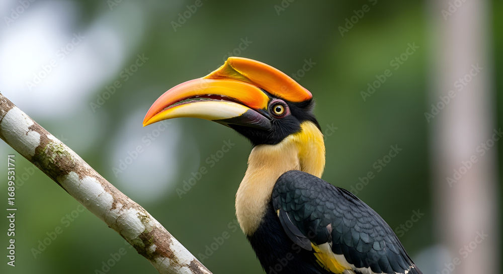 Fototapeta premium The Soul of the Hornbill