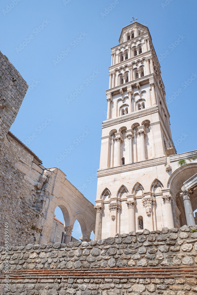 Obraz premium Architectural Details of Diocletian’s Palace in Split, Croatia
