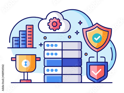 Data server security and success with trophy cloud