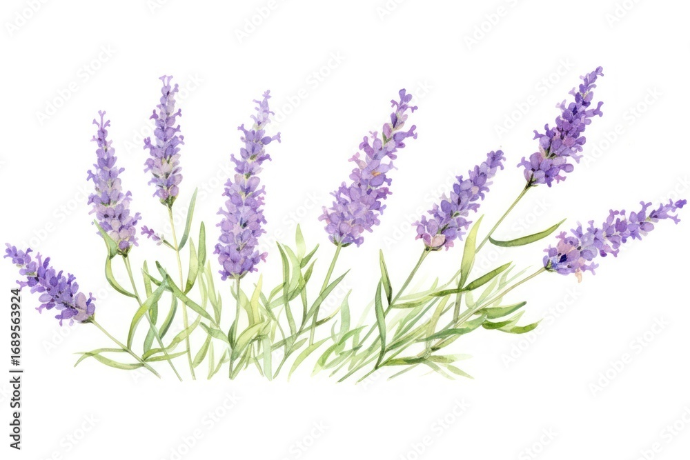 Naklejka premium Lavender blossom flower plant.