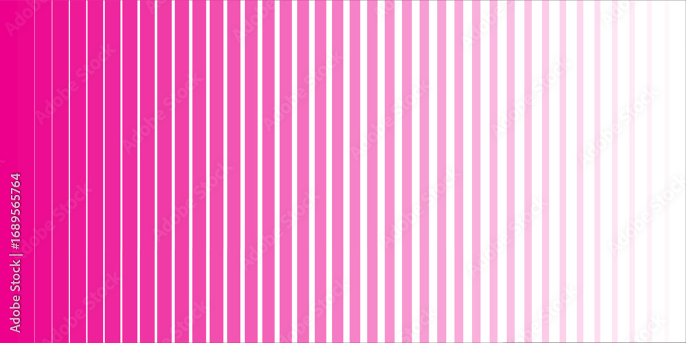 Obraz premium abstract seamless minimalistic thin to thick pink vertical line pattern.