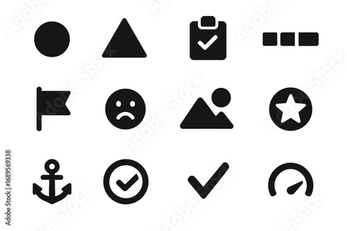 Estimated ring icon completion floating effort symbols goal vector visual arc category