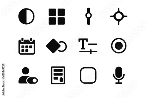 Event intensity theme ar bar font calendar category icon vector distance radius