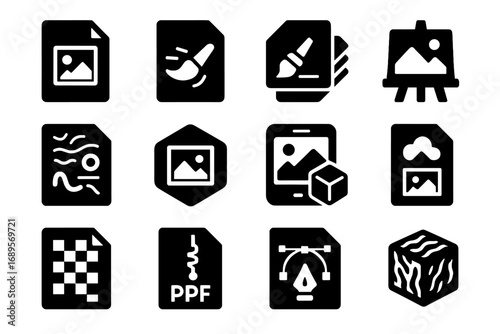 Output canvas art vector brushstroke export layered ai icon format compressed texture