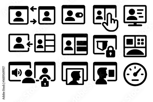 Multi vector overlay voice panel area view user ar channel dashboard screen