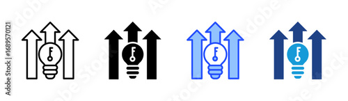 Opportunity Icon Set Multiple Style Collection